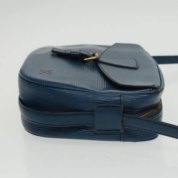 LOUIS VUITTON Epi June Feuille Shoulder Bag Blue M52155 LV Auth 100474 - Picture 3 of 16